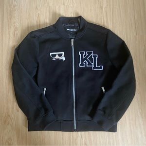 Karl Lagerfeld Paris Bomber Varsity Jacket